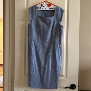 Ann Taylor Linen pencil dress
